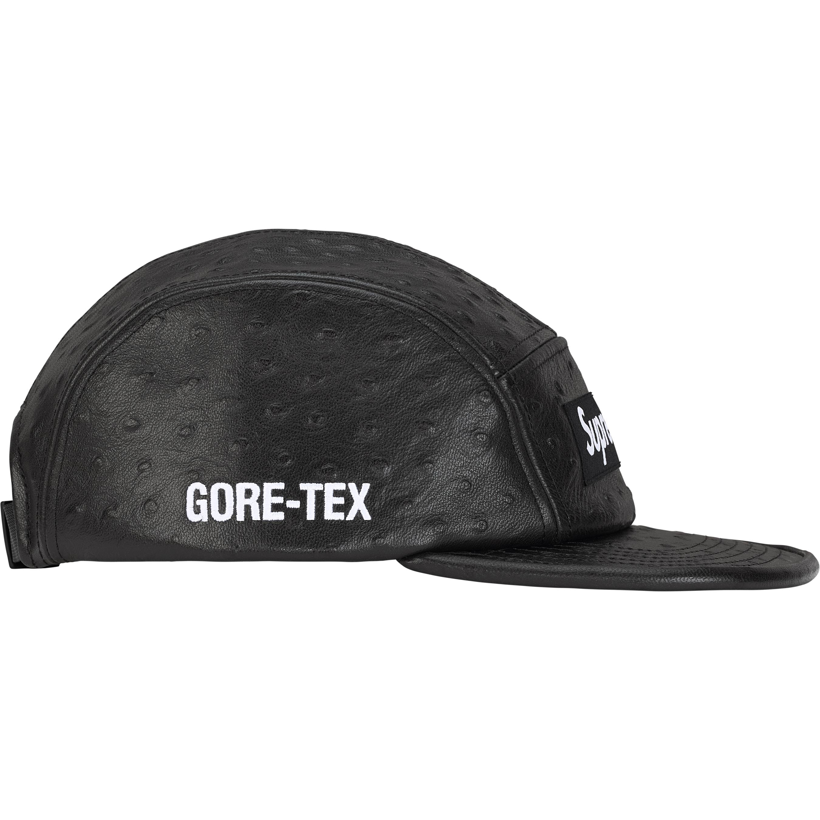 Ostrich Embossed Leather GORE-TEX Camp Cap view 6